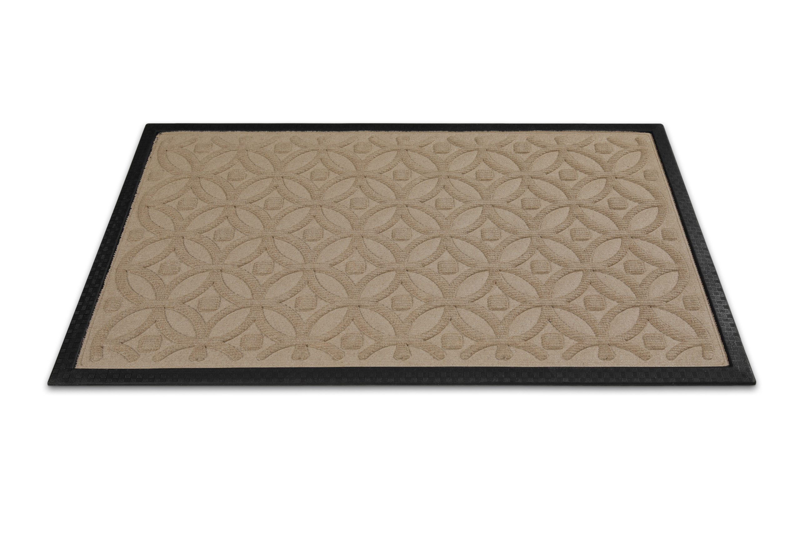 Wecon home Fußmatte Midnight Mosaic, rechteckig, Höhe: 4 mm, pflegeleicht, rutschfest, Ornamente, Innen & Außen, Schmutzfangmatte