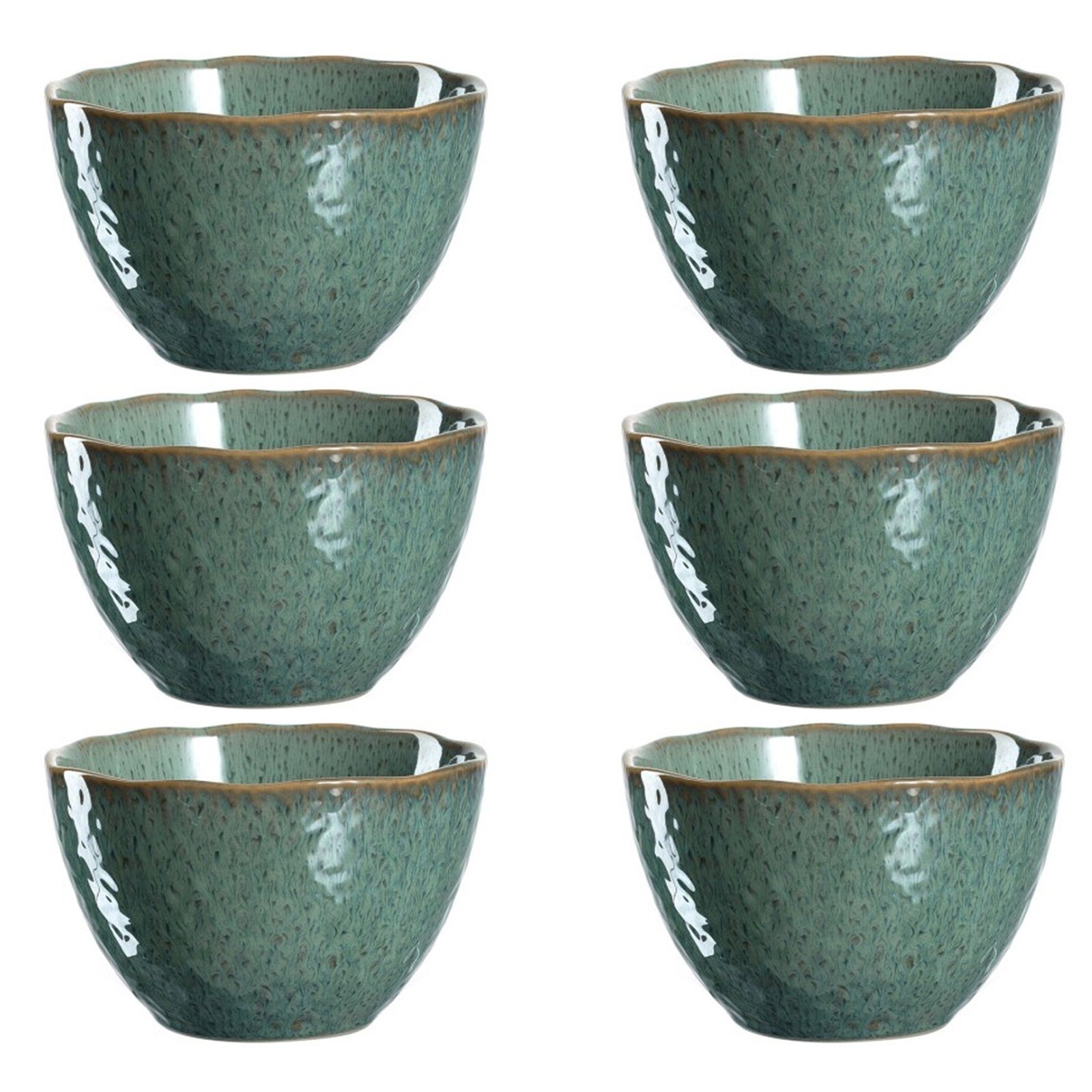 LEONARDO Schale Matera Keramikschalen ø 15,3 cm 6er Set, Keramik, (6x  Keramikschale, 6-tlg), In verschiedenen Farben erhältlich