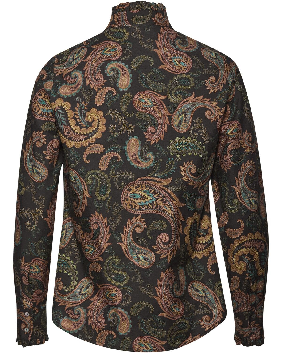 Reitmayer Langarmbluse Stehkragenbluse mit Paisley-Muster
