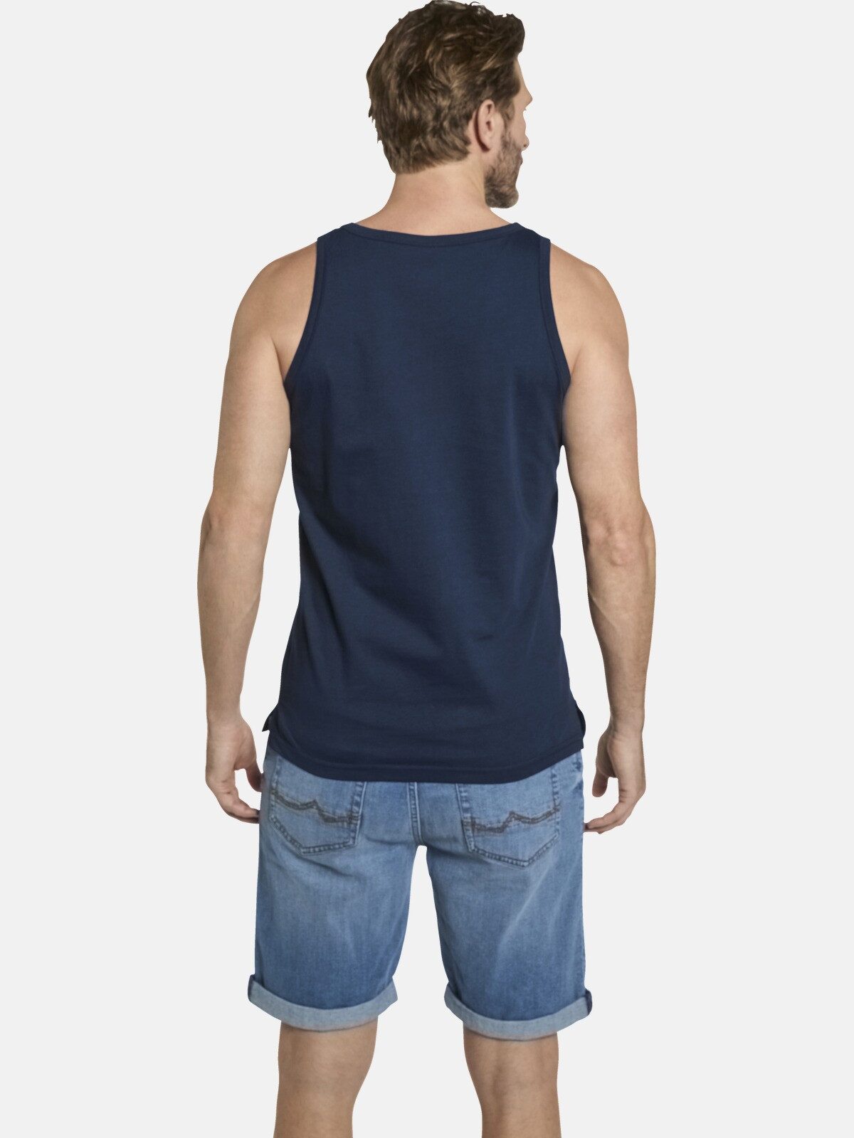 Jan Vanderstorm Muskelshirt FELTON mit Aufdruck