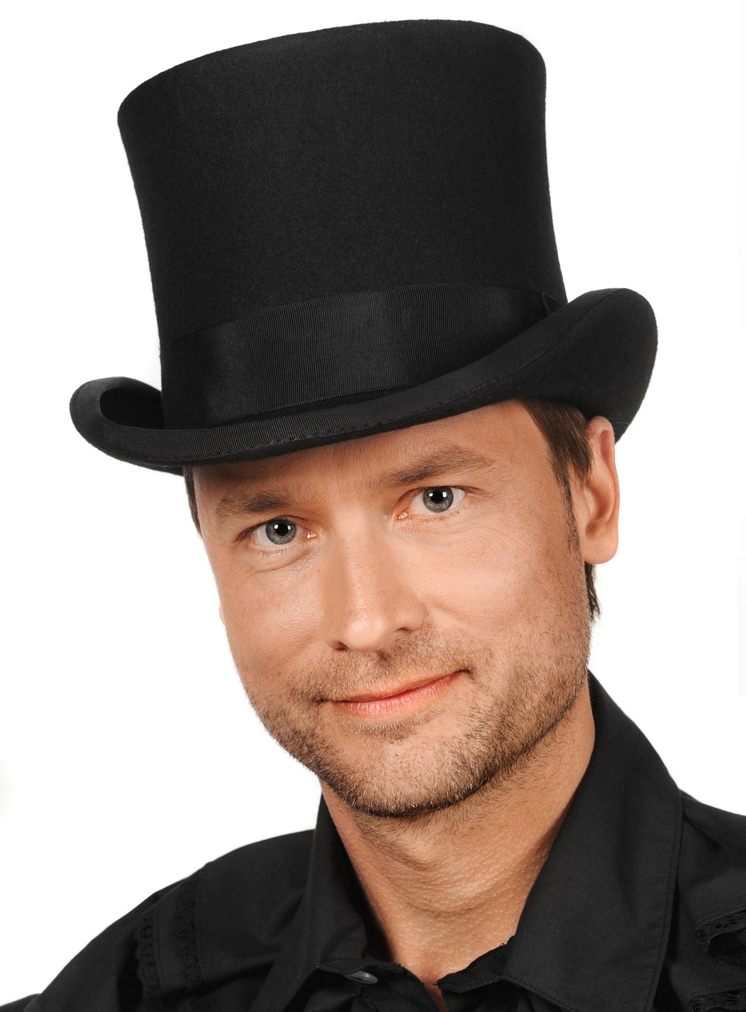 Metamorph Kostüm Wollfilz Zylinder Hut - Fasching Karneval Hallowee