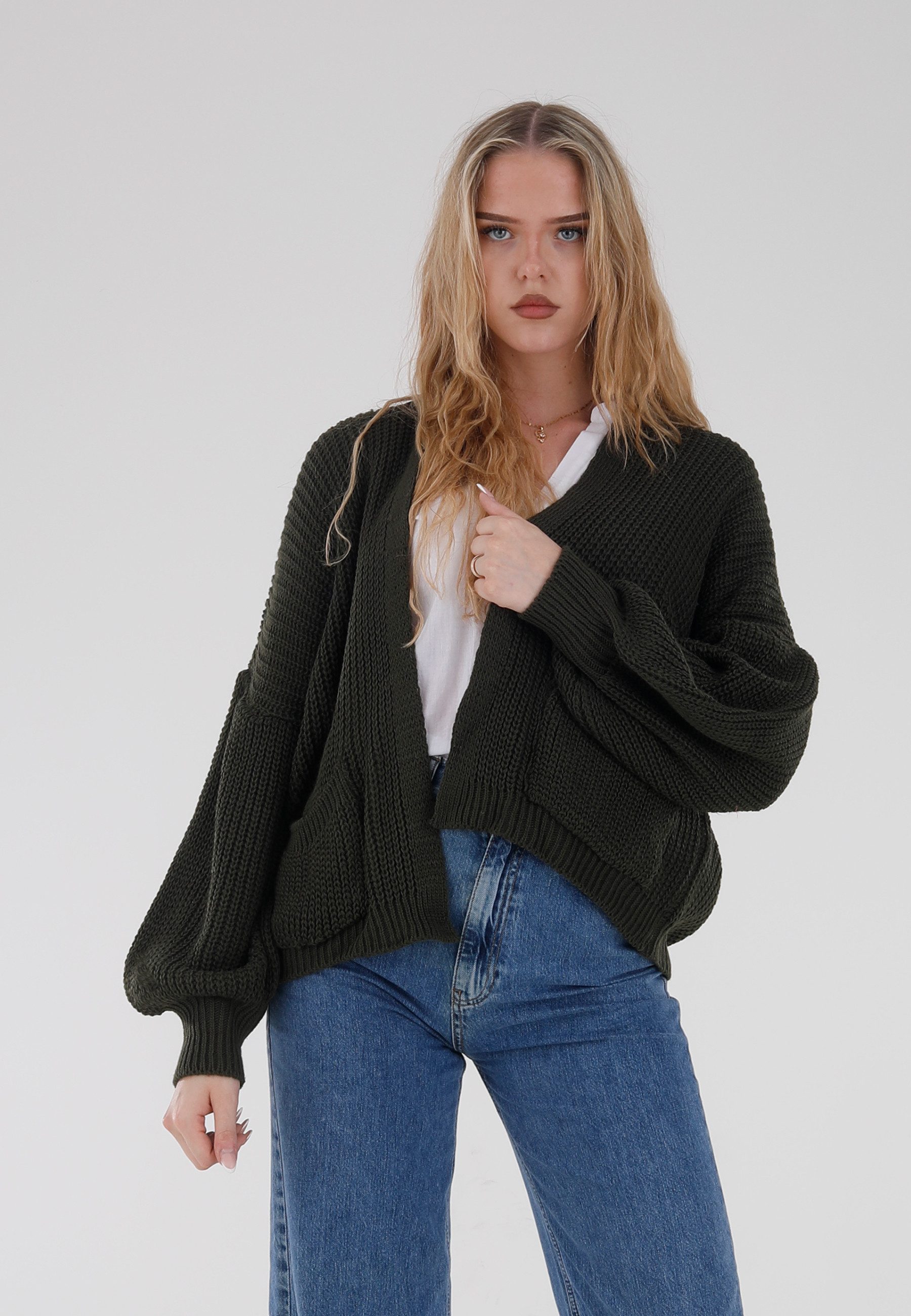 YC Fashion & Style Strickjacke Strick-Bolero günstig online kaufen