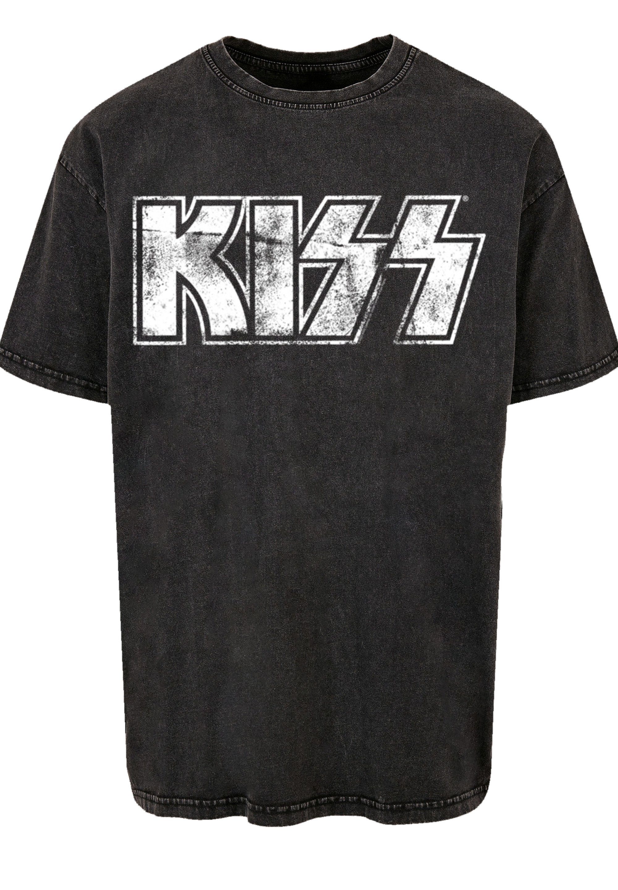 By Kiss Qualität, Off Band F4NT4STIC Musik, Logo Premium Vintage Rock T-Shirt Rock schwarz
