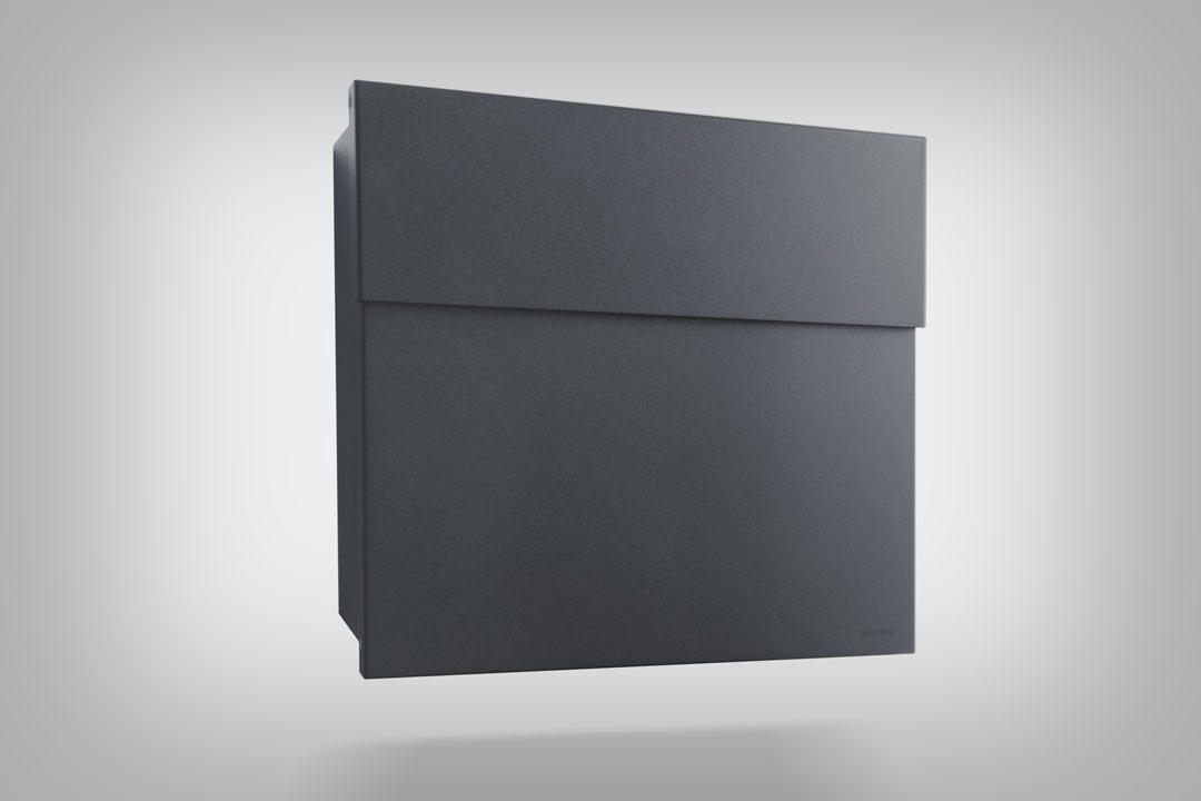 Radius Briefkasten Letterman 4 Anthrazit (RAL 7016) inkl. LED Licht – Bild 4 von 5