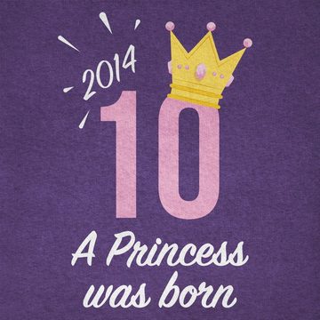 Shirtracer T-Shirt Zehnter Mädchen Princess 2014 10. Geburtstag