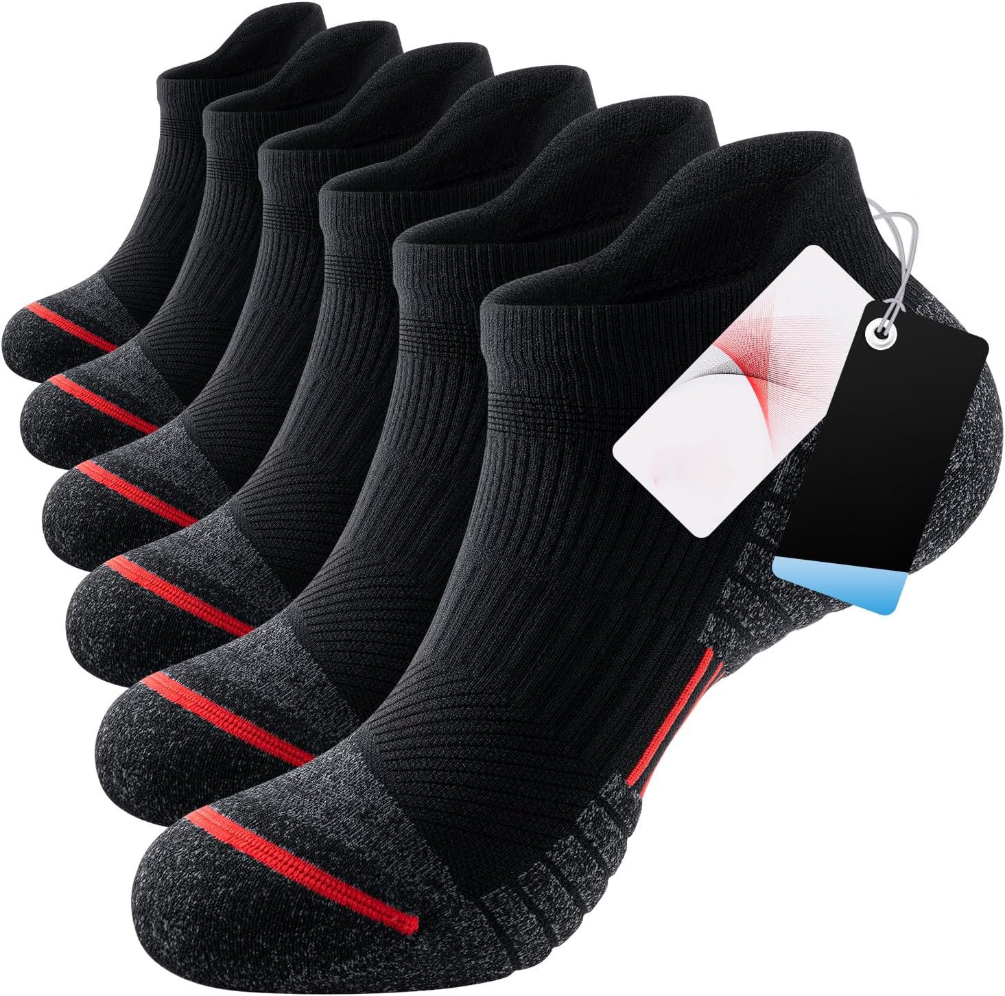 BRAIDOL Kurzsocken Sport-Kurzsocken,Sneakersocken 3-6-10 Paar,Sneaker Socken Herren Damen (3-Paar) Atmungsaktive & Gepolstert,Laufsocken Kurze Halbsocken