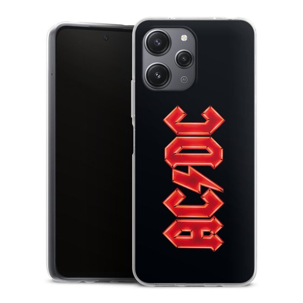 DeinDesign Handyhülle ACDC Logo Offizielles Lizenzprodukt ACDC Logo Large, Xiaomi Redmi 12 Silikon Hülle Bumper Case Handy Schutzhülle