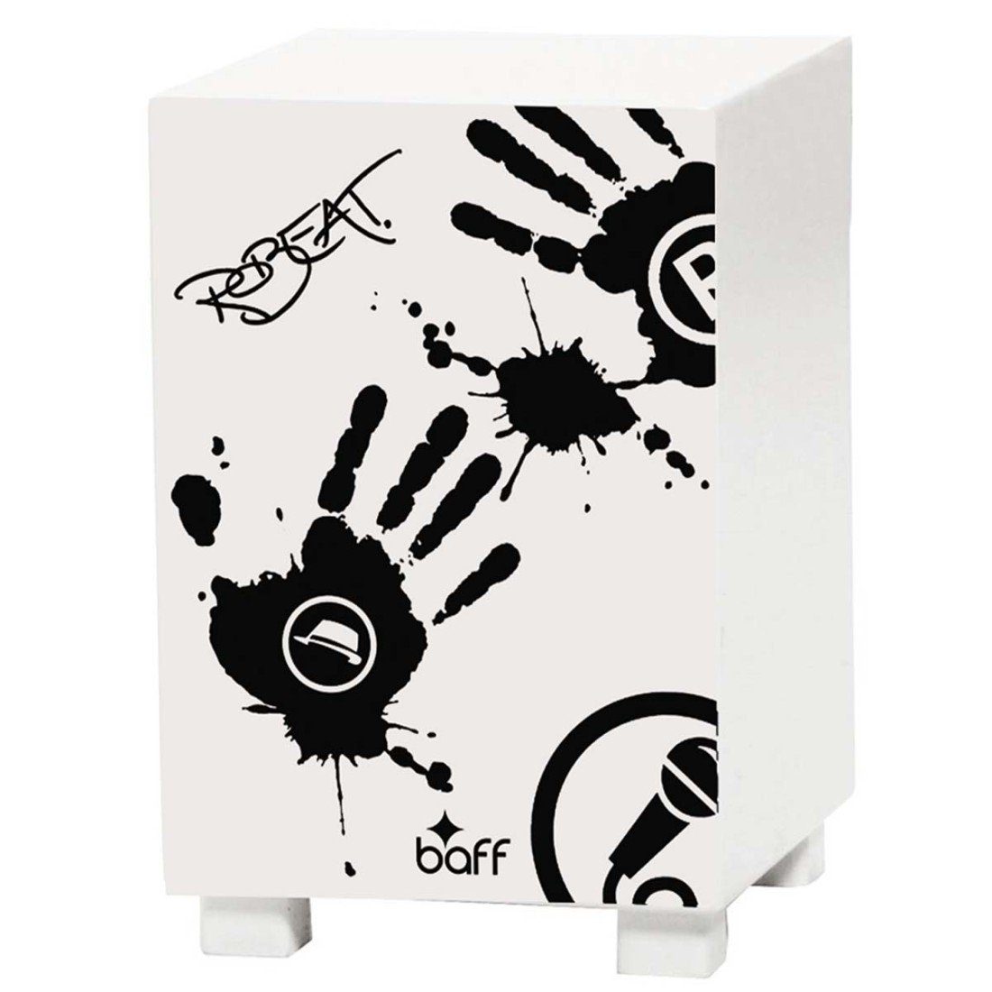 Baff Cajon Baff beatBOX Robeat Cajon Musikmöbel Hocker Weiß,Robeat Cajon , Robeat Cajon , vielseitig