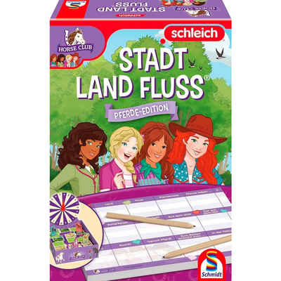 Schmidt Spiele Spiel, Schleich: Horse Club - Stadt, Land, Fluss