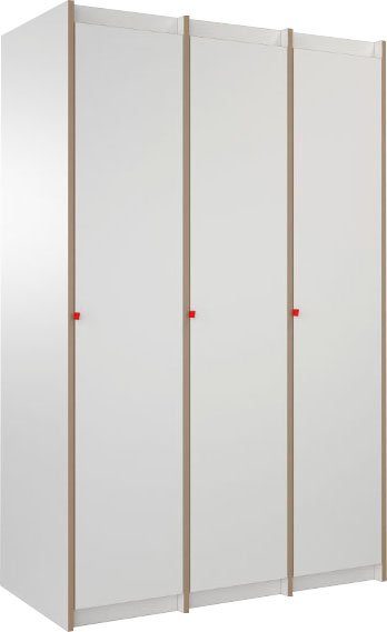Tojo Mehrzweckschrank steh 115,6/180 Kleiderstangen, Breite/Höhe: Set inkl. 3-St) (Set, cm