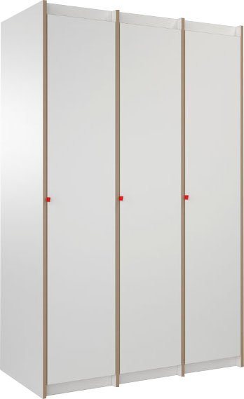 Tojo Mehrzweckschrank steh Set (Set, 3-St) inkl. Kleiderstangen, Breite/Höhe:  115,6/180 cm