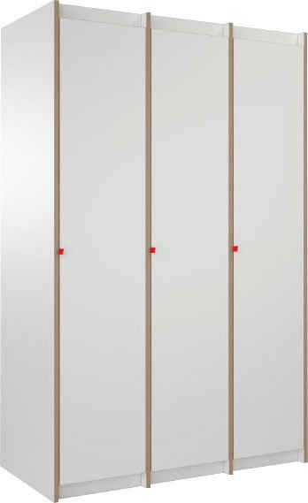 Tojo Mehrzweckschrank steh Set (Set, 3-St) inkl. Kleiderstangen, Breite/Höhe: 115,6/180 cm