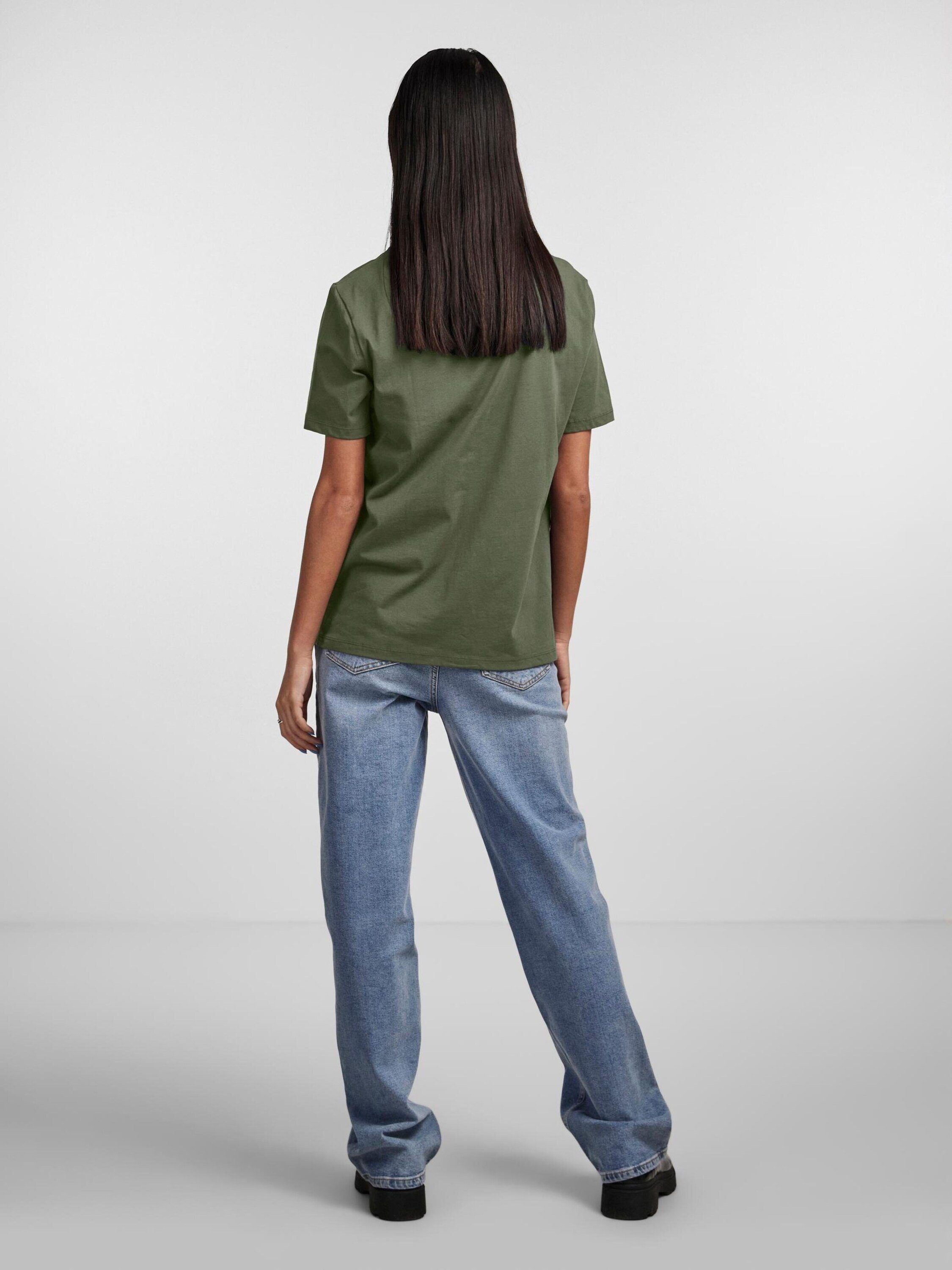 pieces T-Shirt RIA (1-tlg) Plain/ohne Details