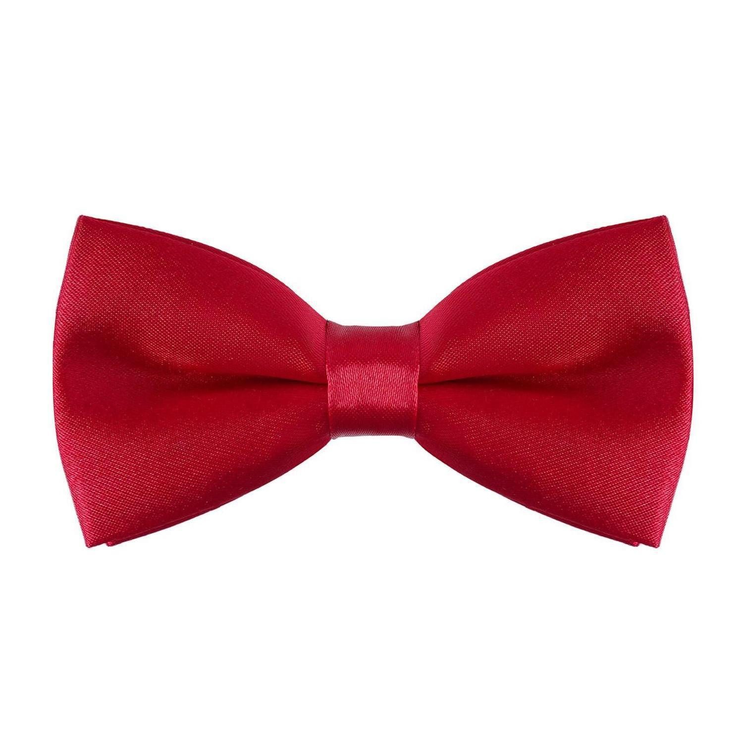 LuxusKollektion Hundefliege Hundehalsband Fliege Samt Rot Verstellbar, Textil