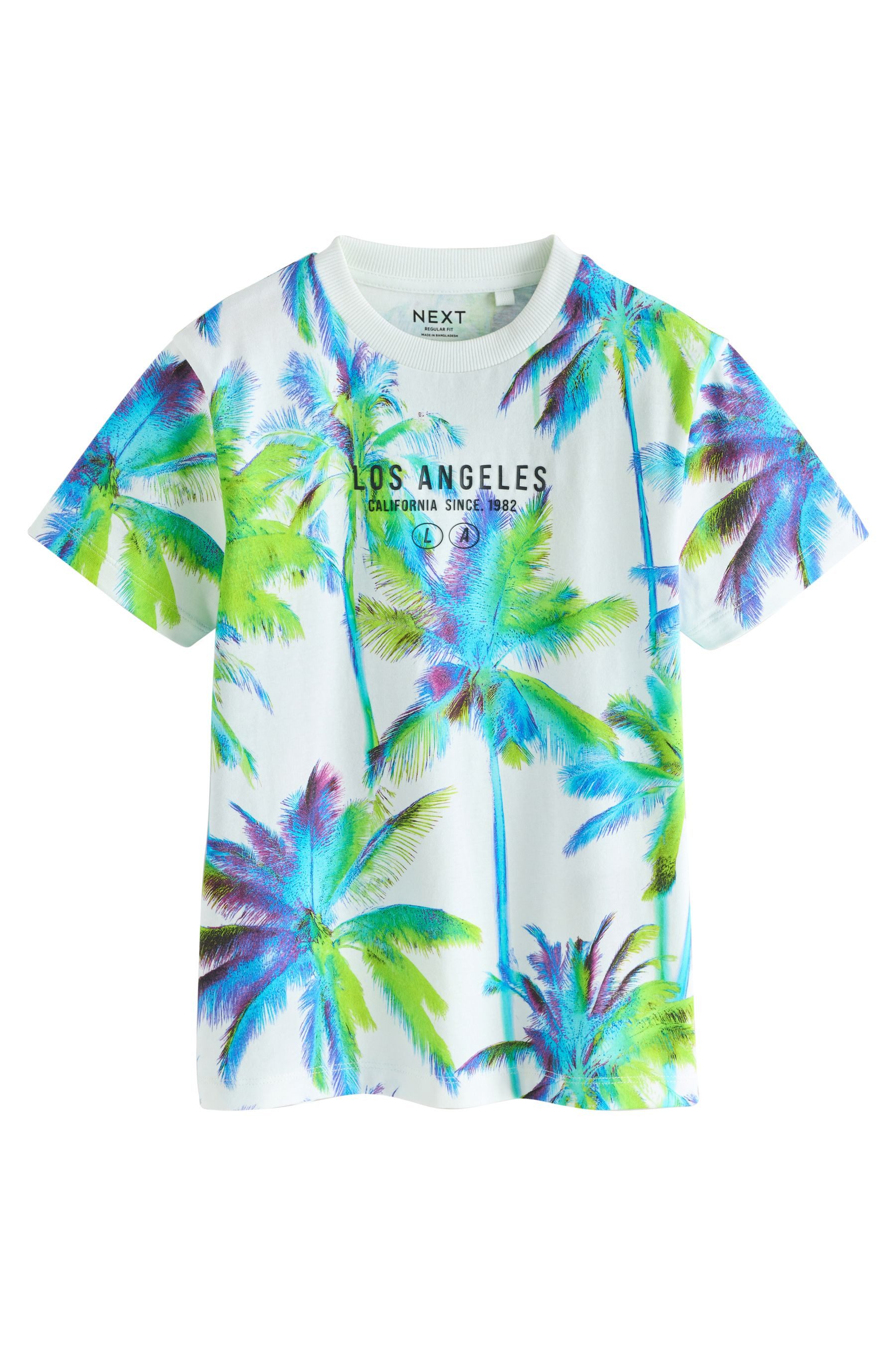 Print-Shirt T-Shirt mit Grafik, Fußball