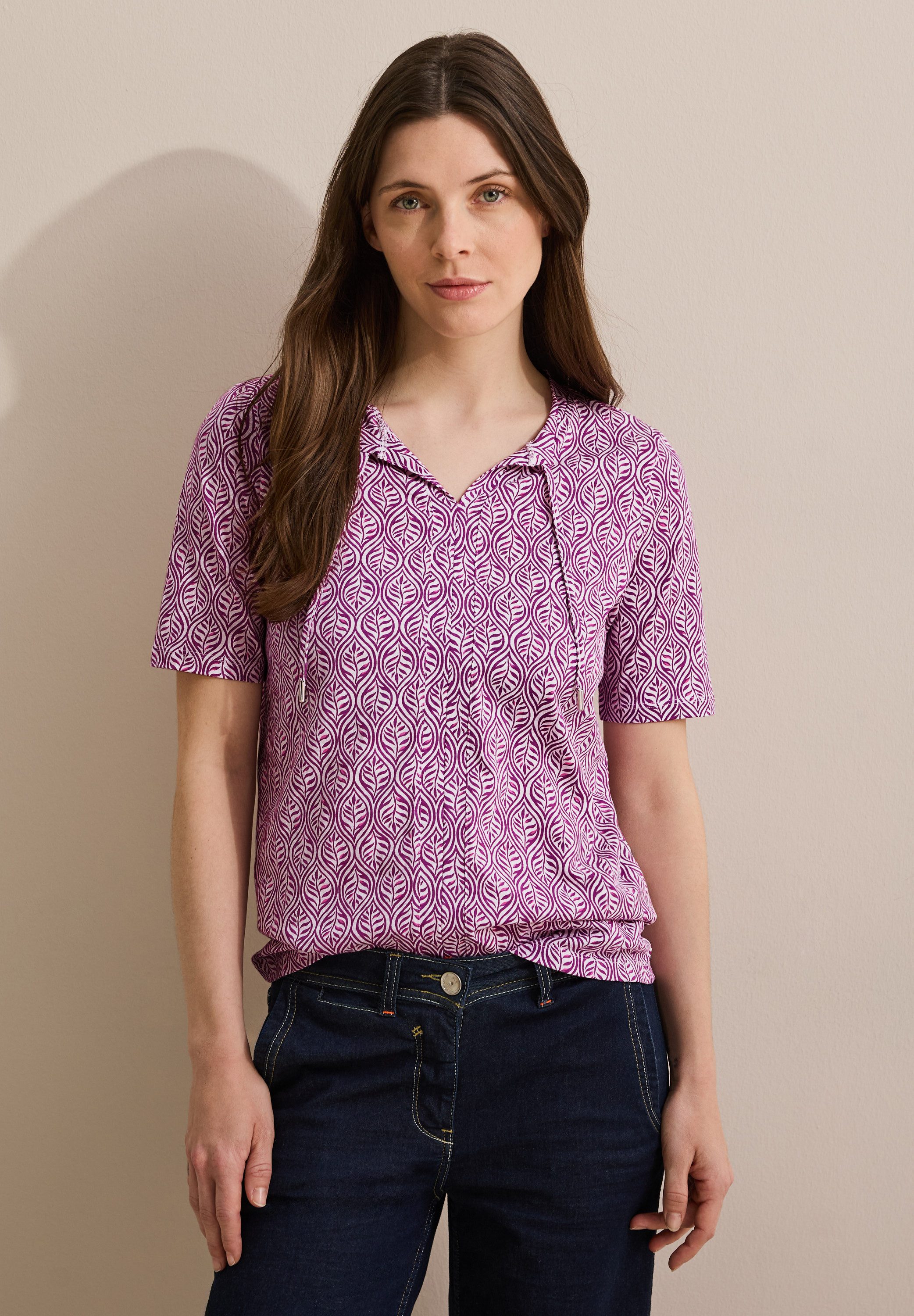 CECIL T-Shirt aus reiner Baumwolle