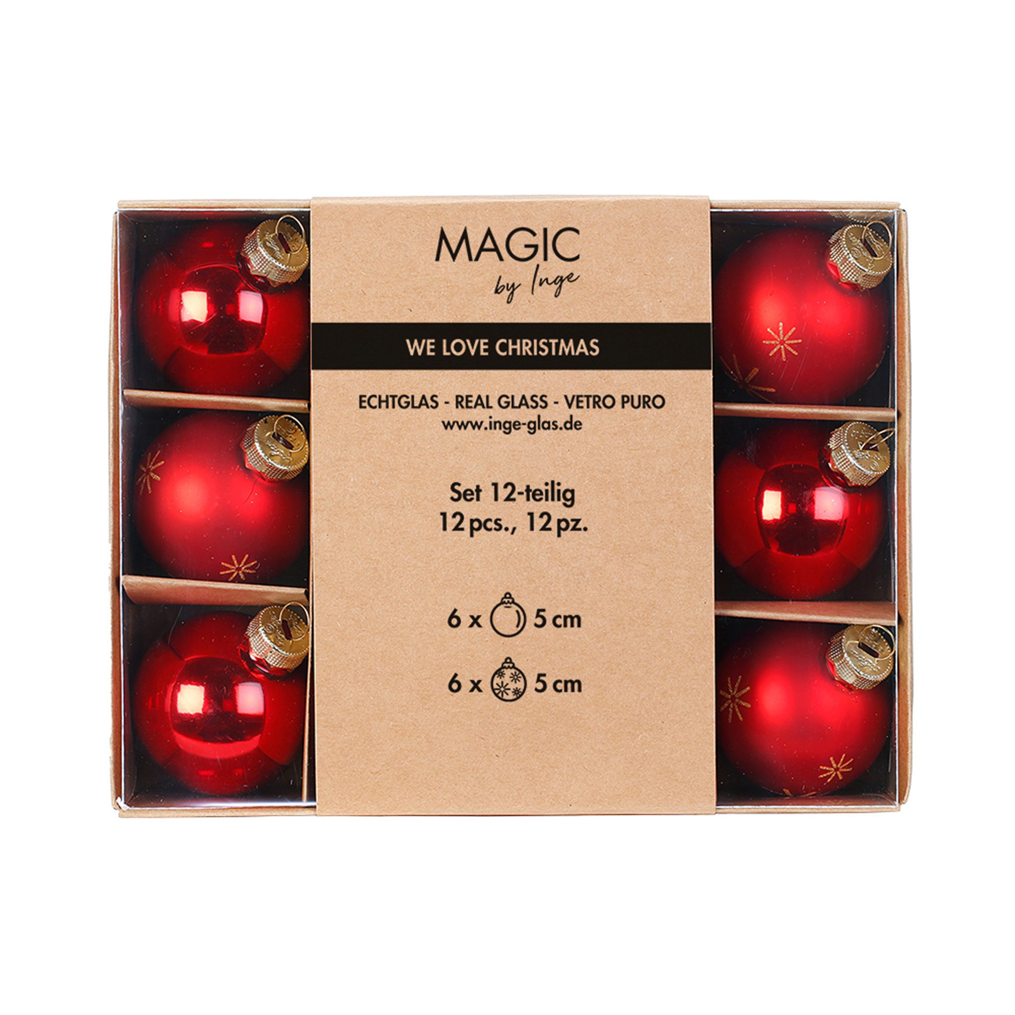 MAGIC by Inge Weihnachtsbaumkugel, Weihnachtskugeln Glas günstig online kaufen