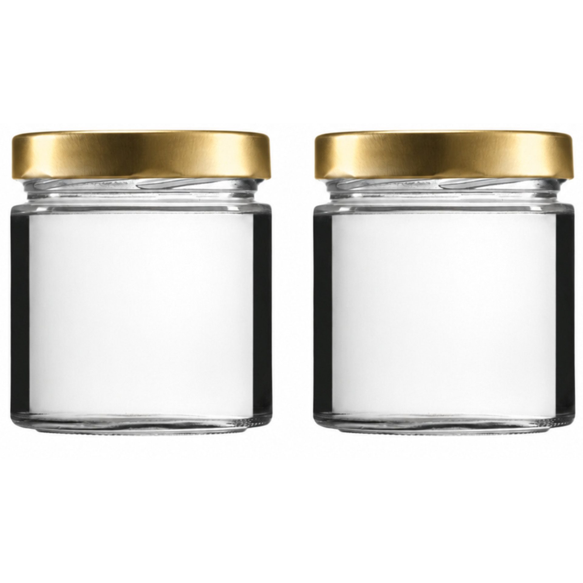 mikken Vorratsglas 2x Aufbewahrungsglas 410 ml mit Schraubdeckel, (2er Set)