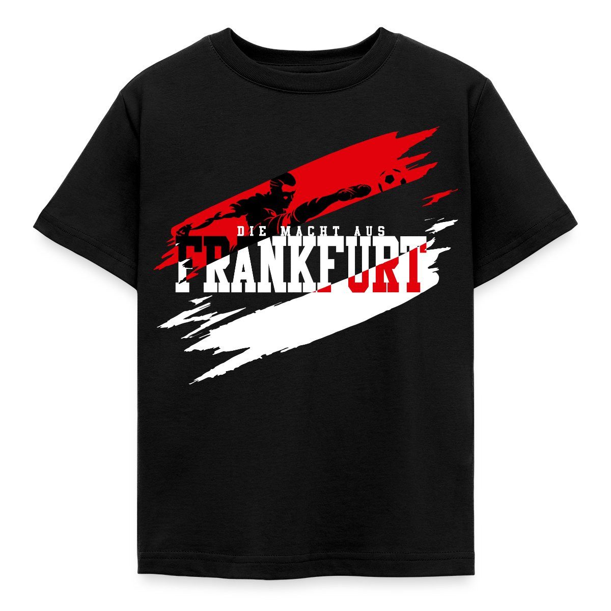 Spreadshirt T-Shirt Die Macht Aus Frankfurt Fußball Fan Kinder T-Shirt (1-tlg)