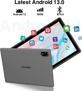 DOOGEE Tablet (10", 64 GB, Android 13, Kindersicherung, WiFi 6, Google GMS,Kinder-Tablet mit Schutzhülle)