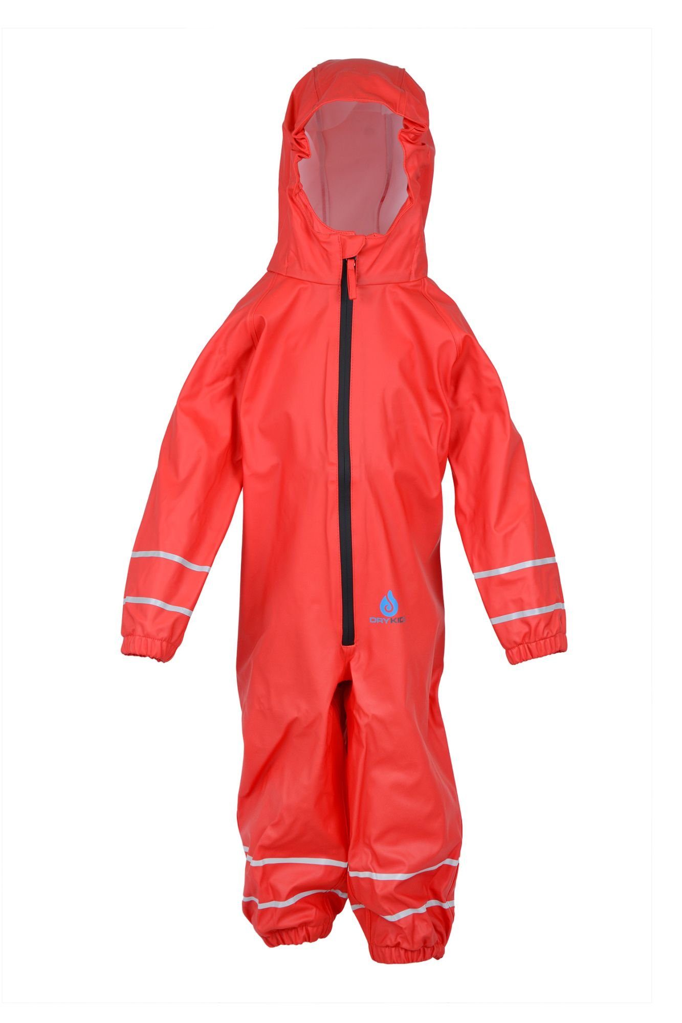 DRY KIDS Regenanzug (1-tlg), Ungefütterter Regenanzug für Kinder,  reflektierende Regenbekleidung