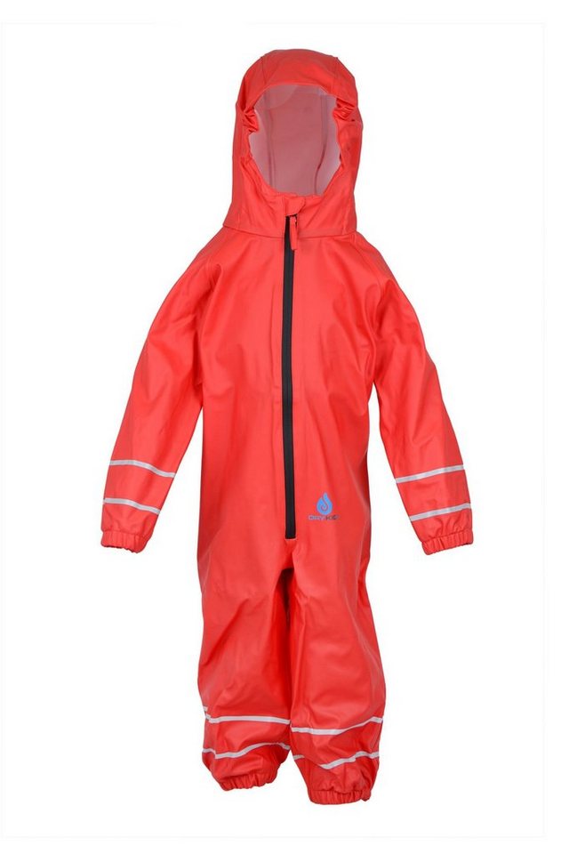 DRY KIDS Regenanzug (1-tlg), Ungefütterter Regenanzug für Kinder,  reflektierende Regenbekleidung