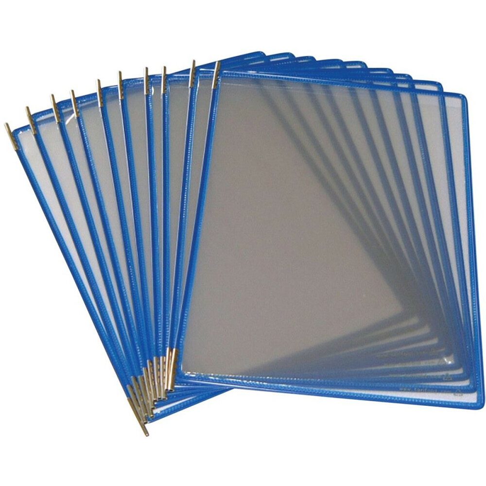 Tarifold Anzeigetafel Tarifold 114001 Drehzapfentafel A4 PVC, Blau - 10 Stück (1-St)