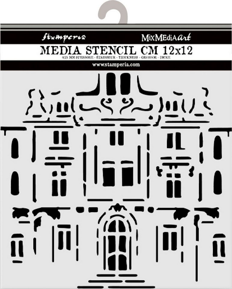 Thumbnail - Stamperia Malschablone Art of Travelling, 12x12 cm