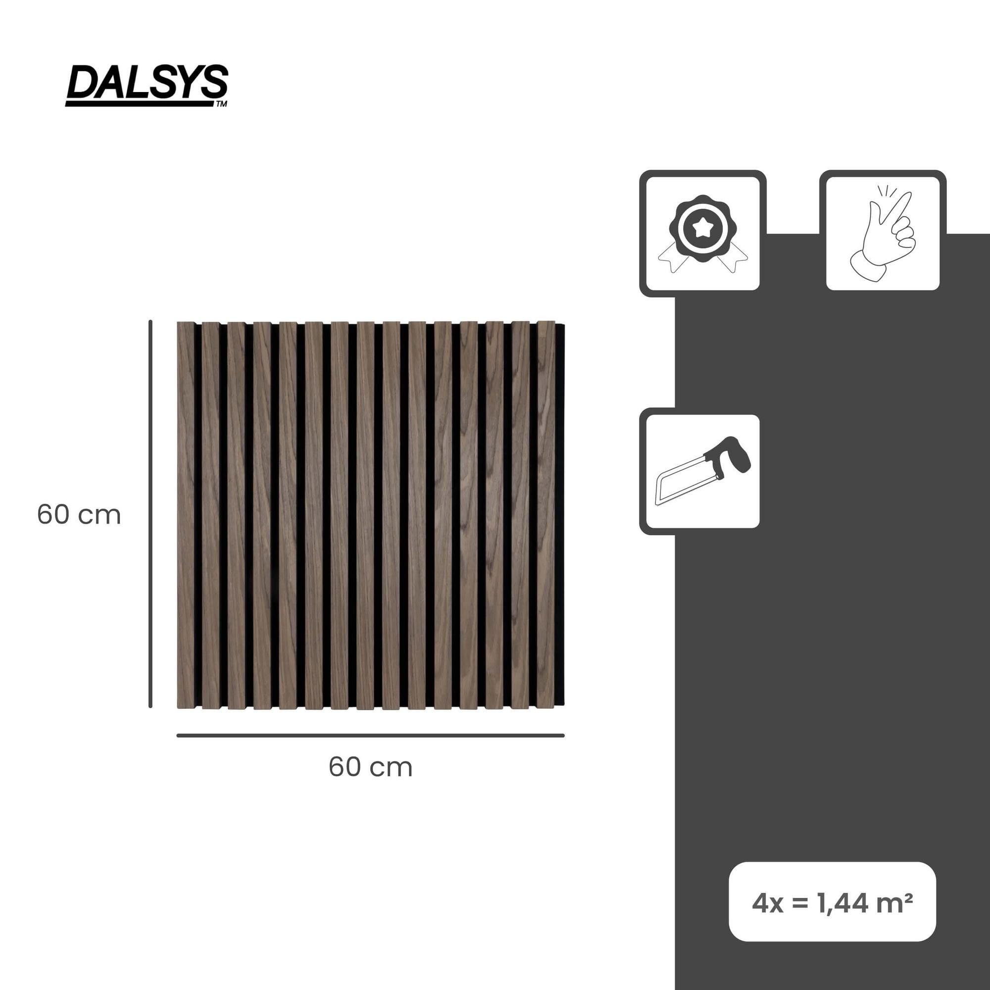 Dalsys Wandpaneel Akustikpaneele, BxL: 60x60 cm, günstig online kaufen