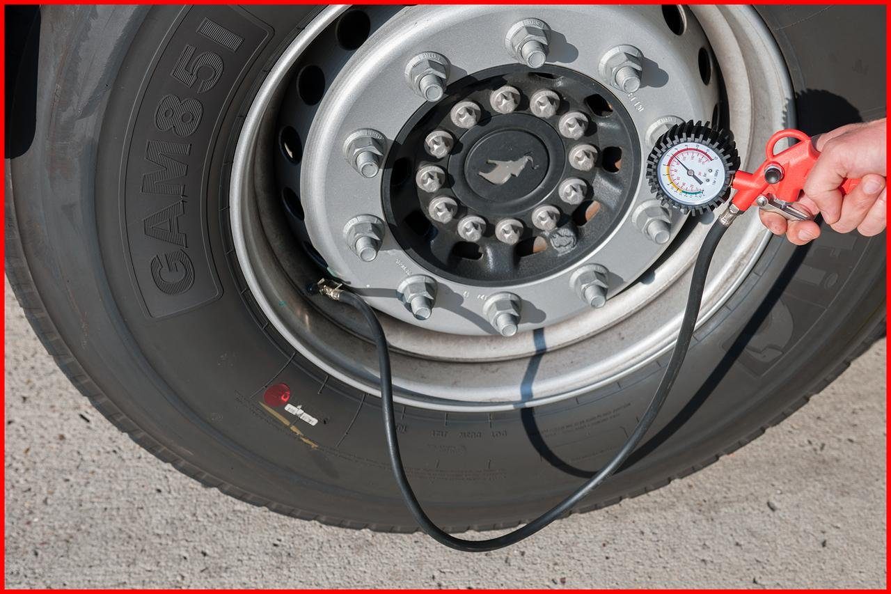 KS Druckluft-Reifenfüllmesser, 0-12bar Tools Reifenfüllmessgerät