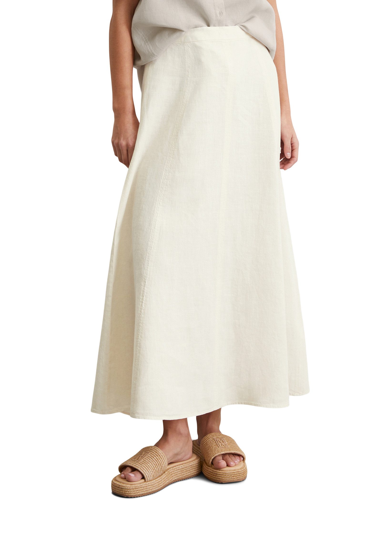 Marc O'Polo Webrock aus reinem Leinen