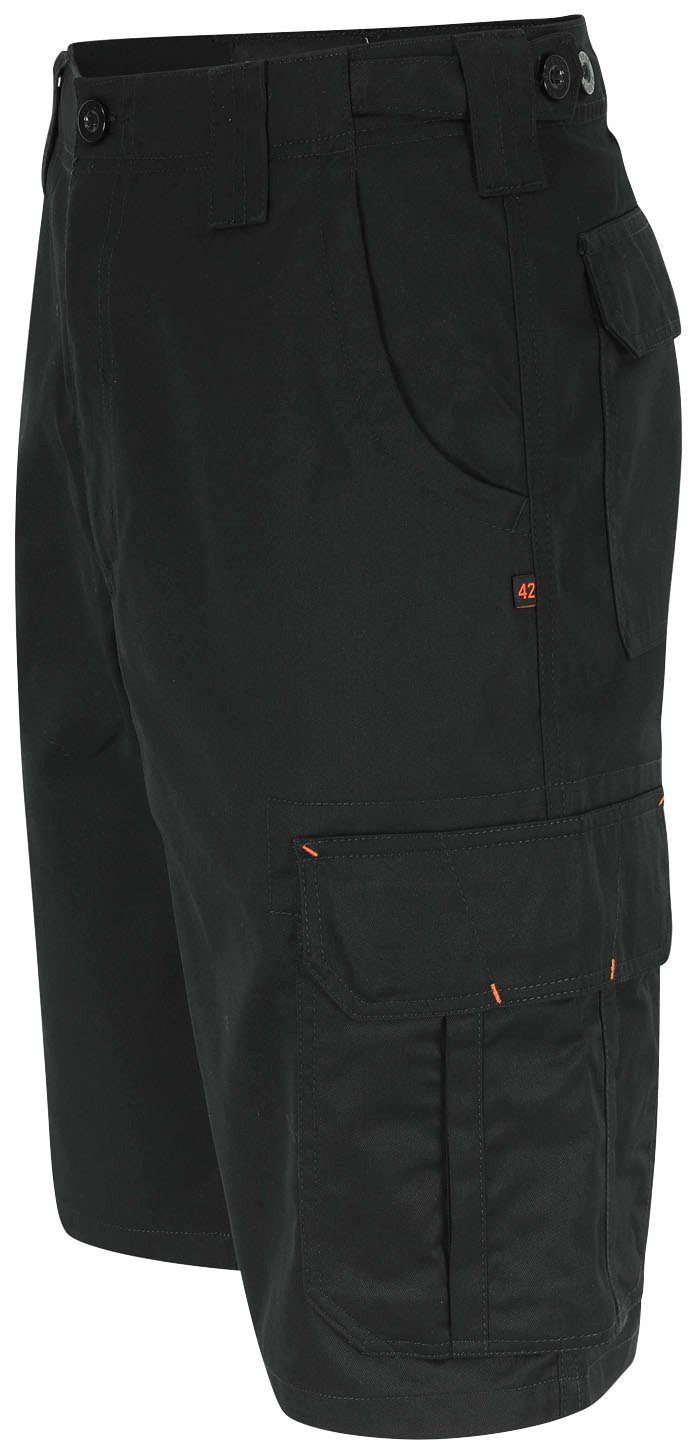 wasserabweisend, einstellbarer Bermuda Arbeitshose Taschen, Herock leicht, schwarz Tyrus Bund, angenehm Sehr 7