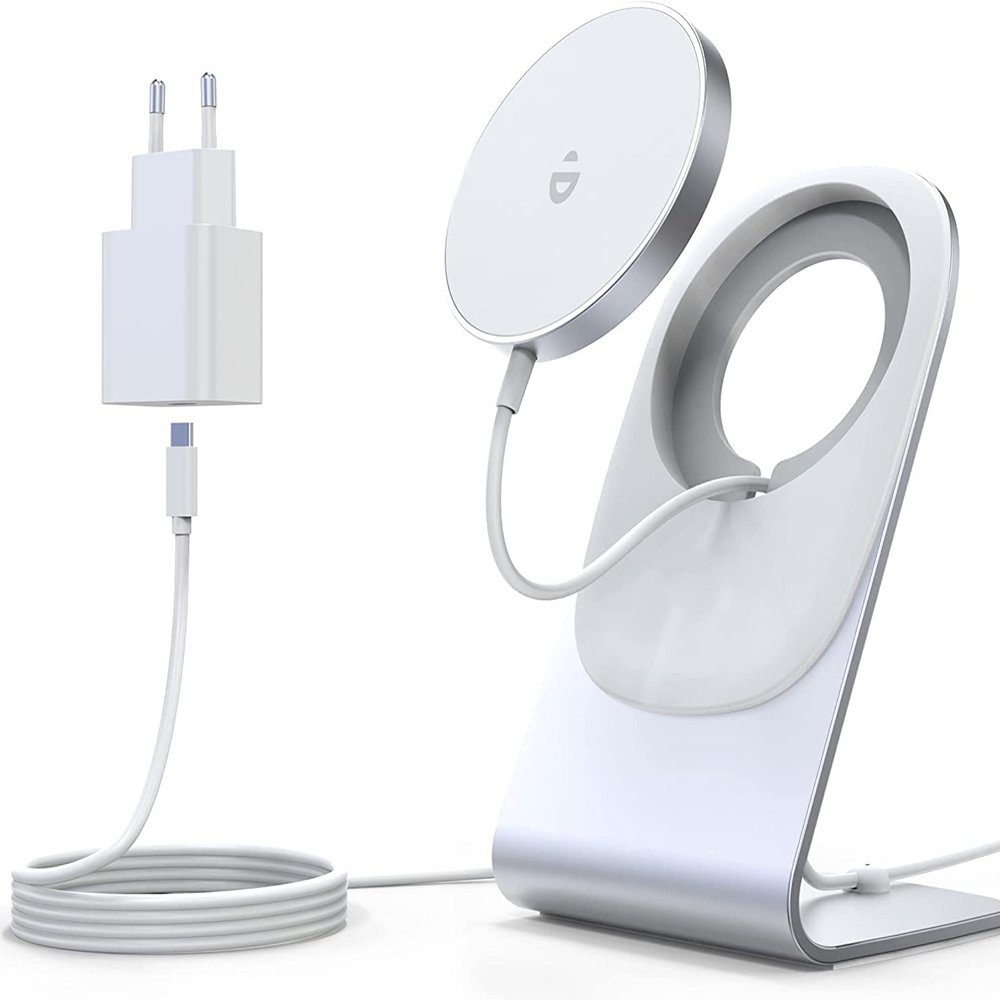 GelldG Wireless Charger Kompatibel mit MagSafe Ladegerät, iPhone  Ladestation Induktions-Ladegerät
