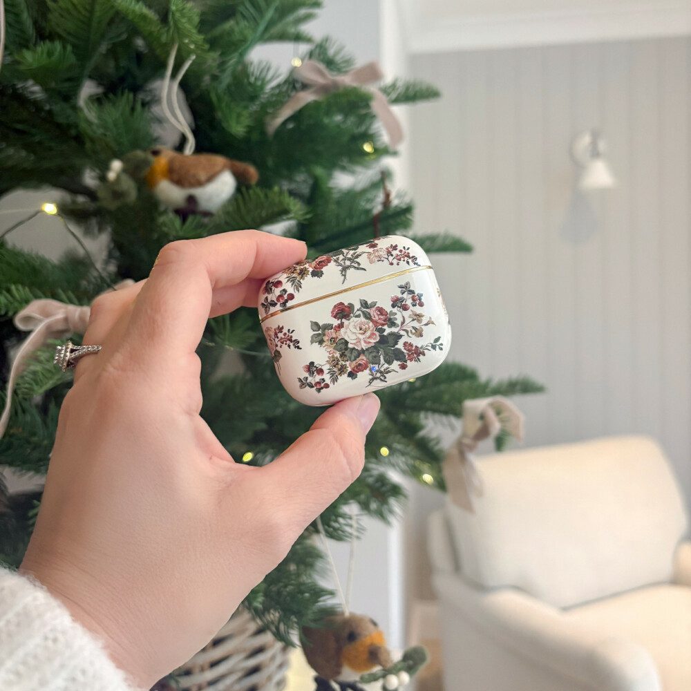 VQ Laura Ashley Kabellose Ohrhörer Bluetooth TWS 5.3 – Rosemore Weiß wireless In-Ear-Kopfhörer