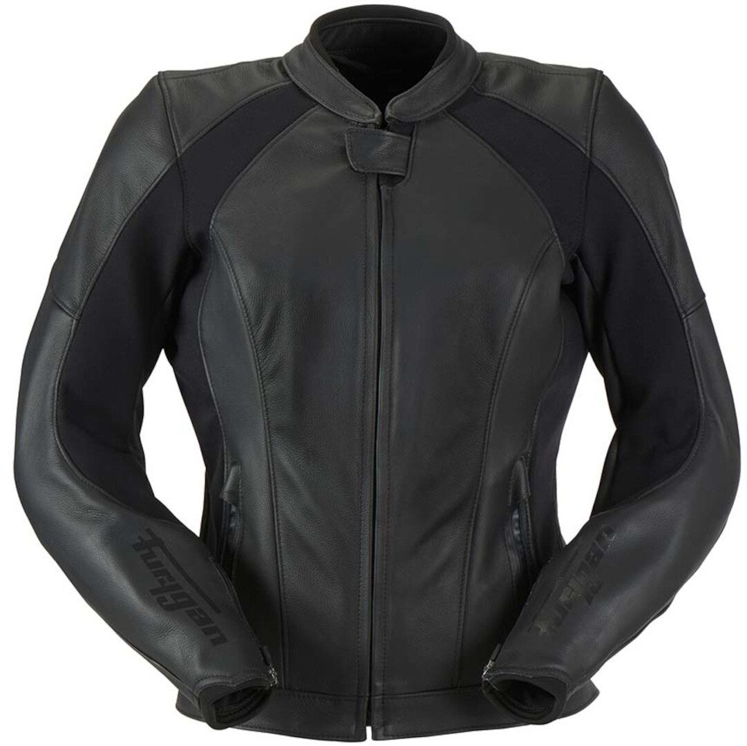 Furygan Motorradjacke Livia Damen Motorrad Lederjacke Atmungsaktiv protektoren reißverschluss