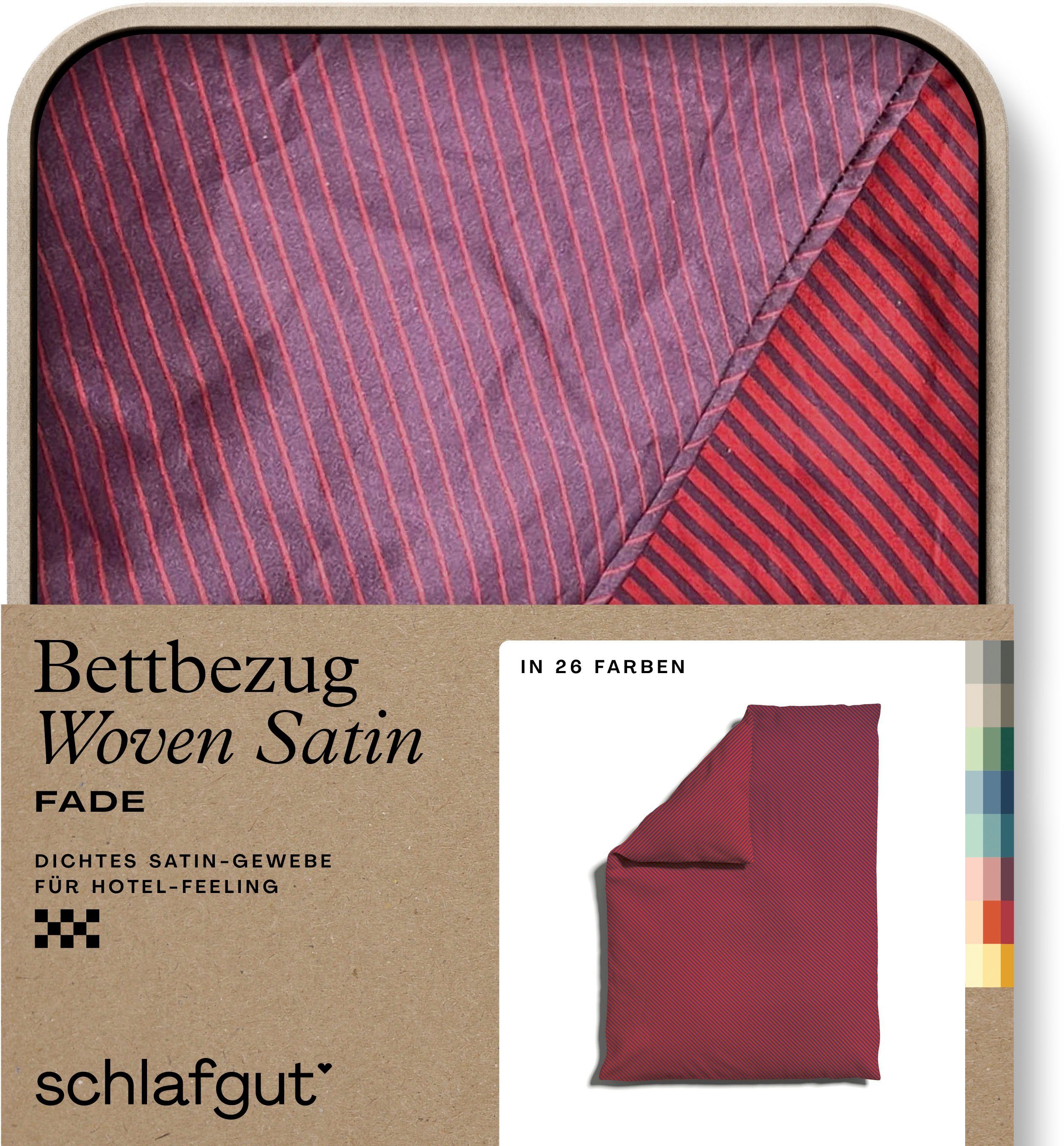 Schlafgut Bettbezug Woven Satin Fade mit günstig online kaufen