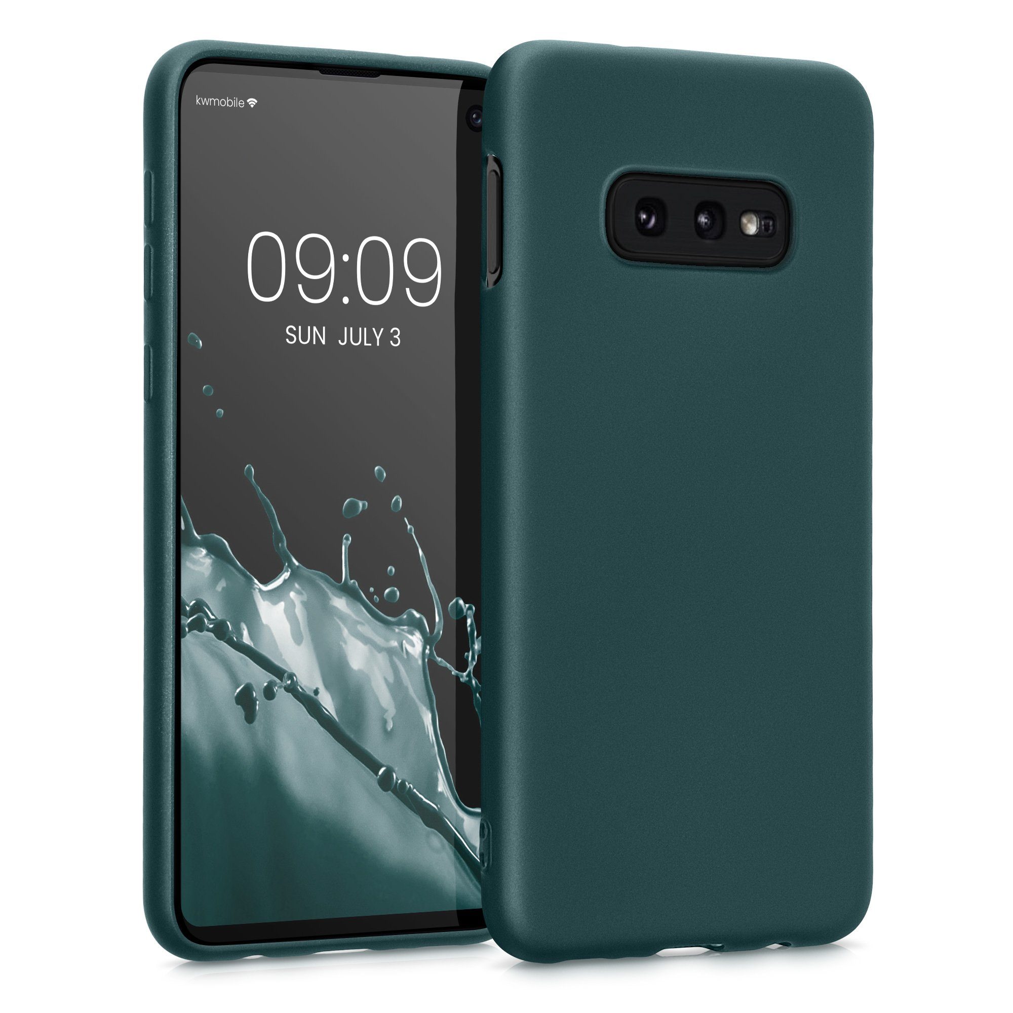 kwmobile Handyhülle Handyhülle für Samsung Galaxy S10e Hülle, Silikon Case metallisch schimmernd - Schutzhülle Cover
