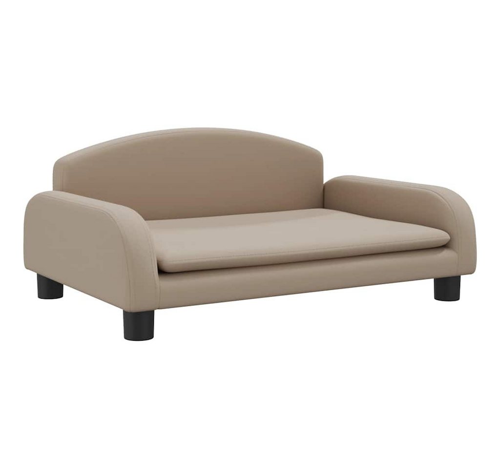 Thumbnail - vidaXL Tierbett, Hundebett Cappuccino-Braun 70x45x30 cm Kunstleder