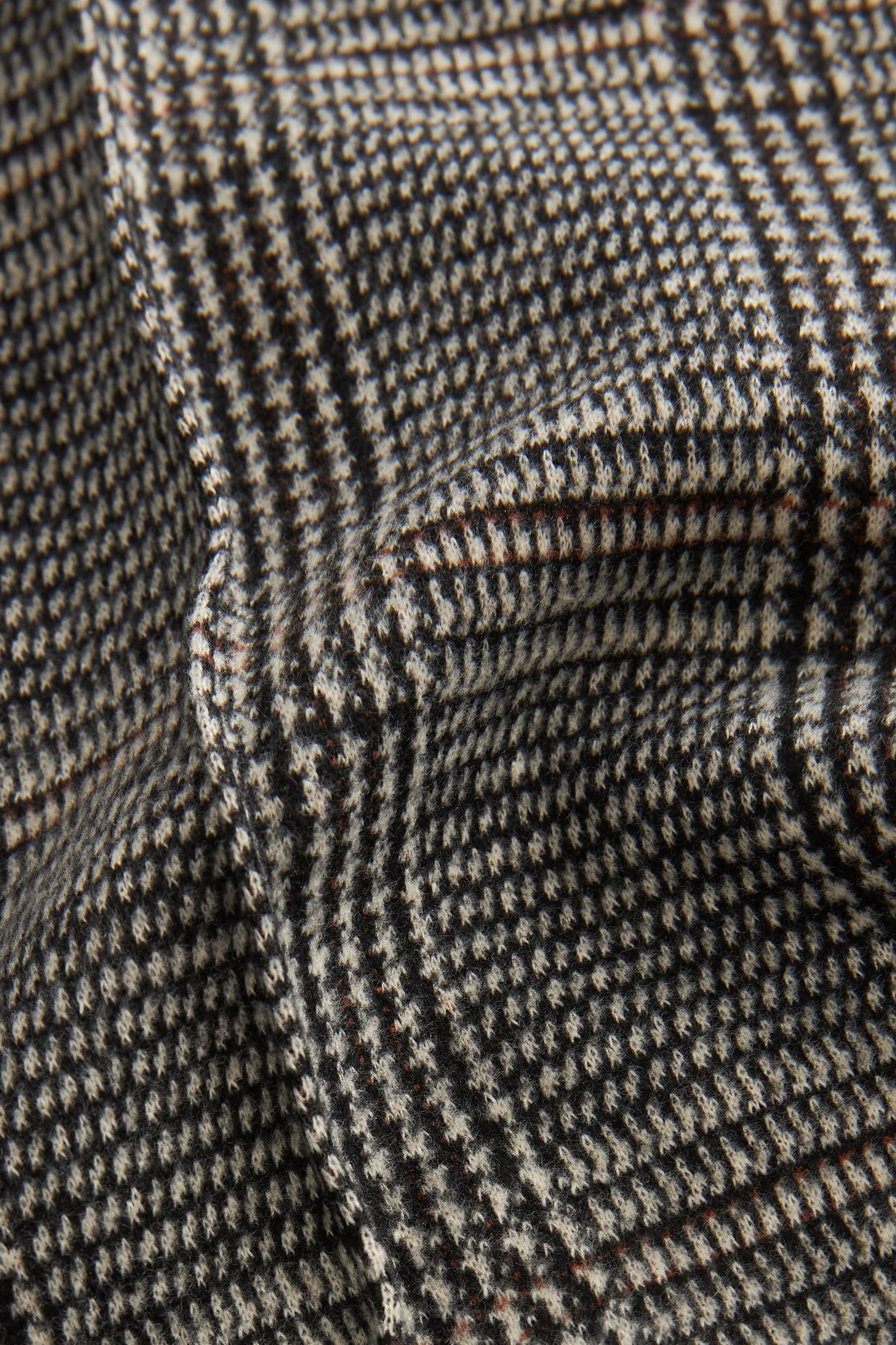 Next Jerseyhose Jerseyhose mit Neutral Checkered weitem Bein (1-tlg)