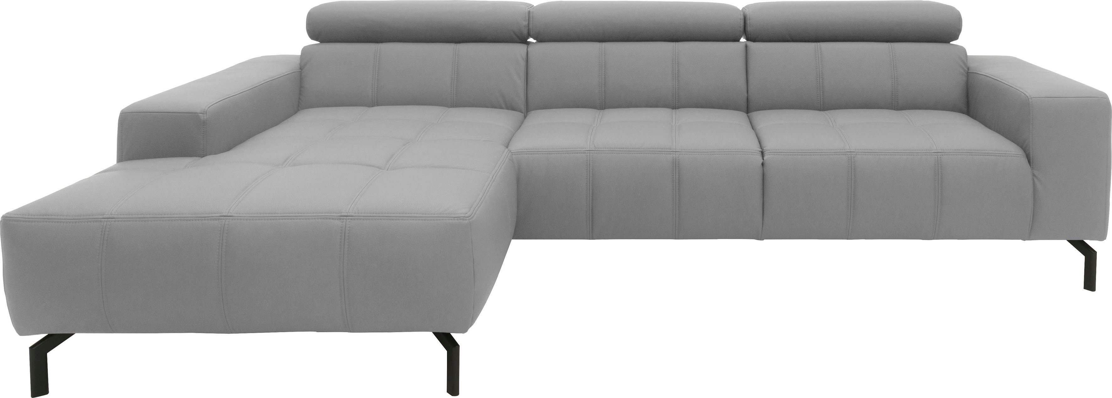 DOMO collection Ecksofa "Cunelli tolle Sitznähte als Designelement, fester günstig online kaufen