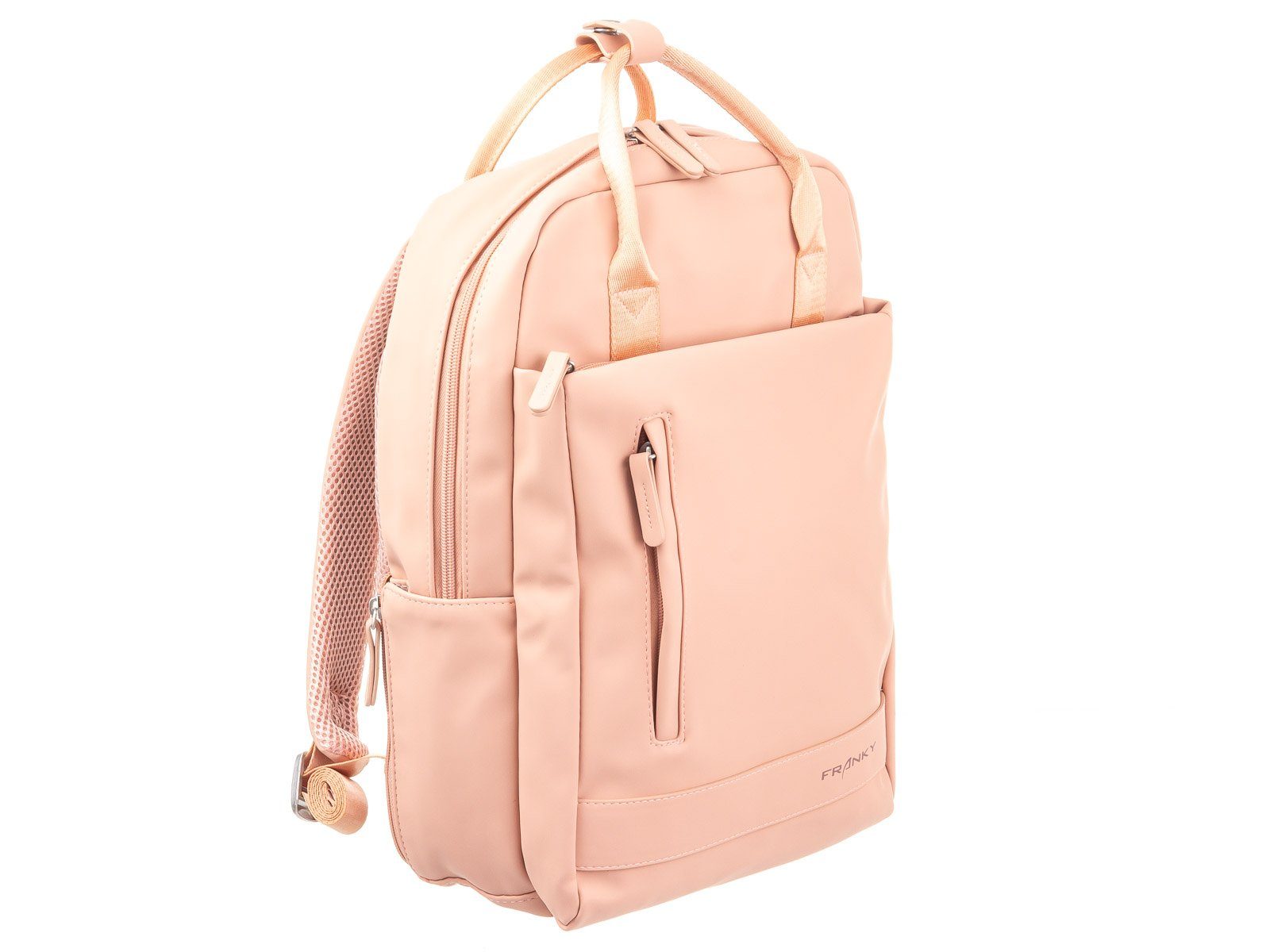 Rucksack Tragegriff Franky RS62, Businessrucksack rosa