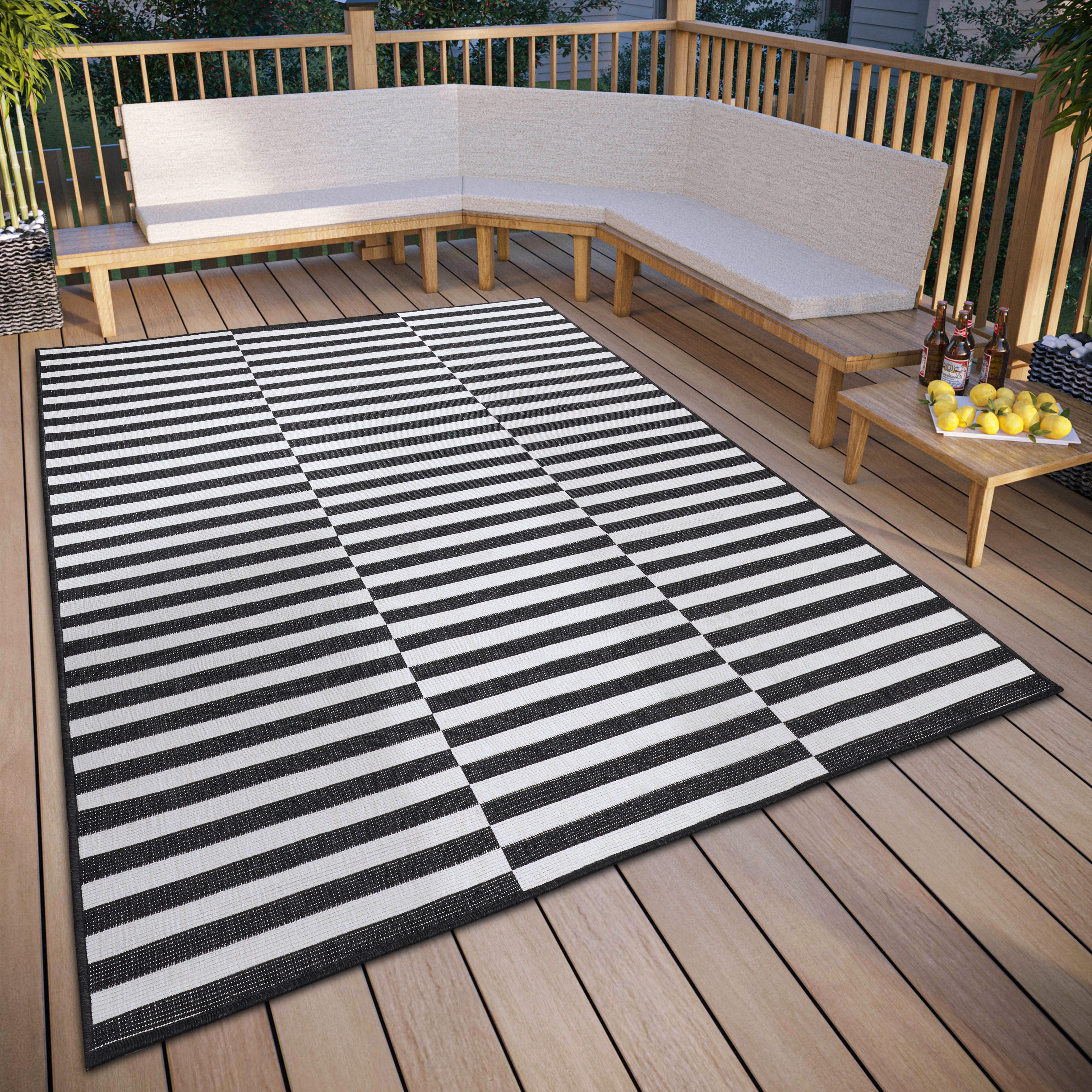my home Teppich Viela Outdoor Wendeteppich, günstig online kaufen