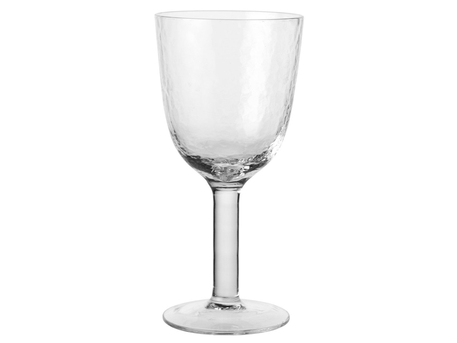 Weißweinglas Hammered Weißweinglas klar 0,3l 4er Set