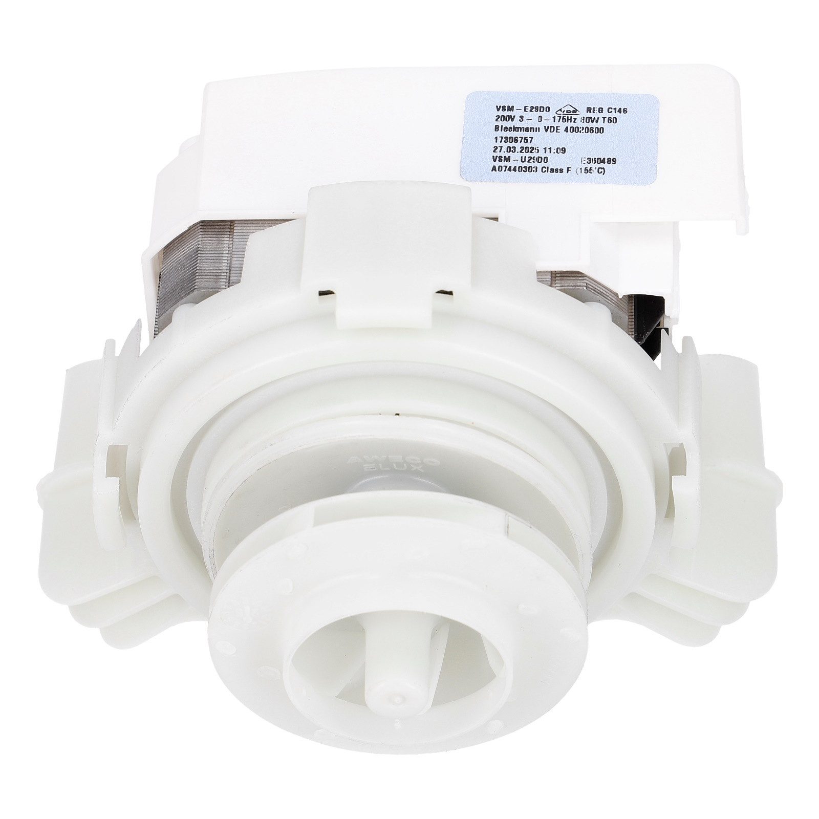 easyPART Montagezubehör Geschirrspüler wie Electrolux 140074403035 Umwälzpunpe 80W, Für Spülmaschine / Geschirrspüler
