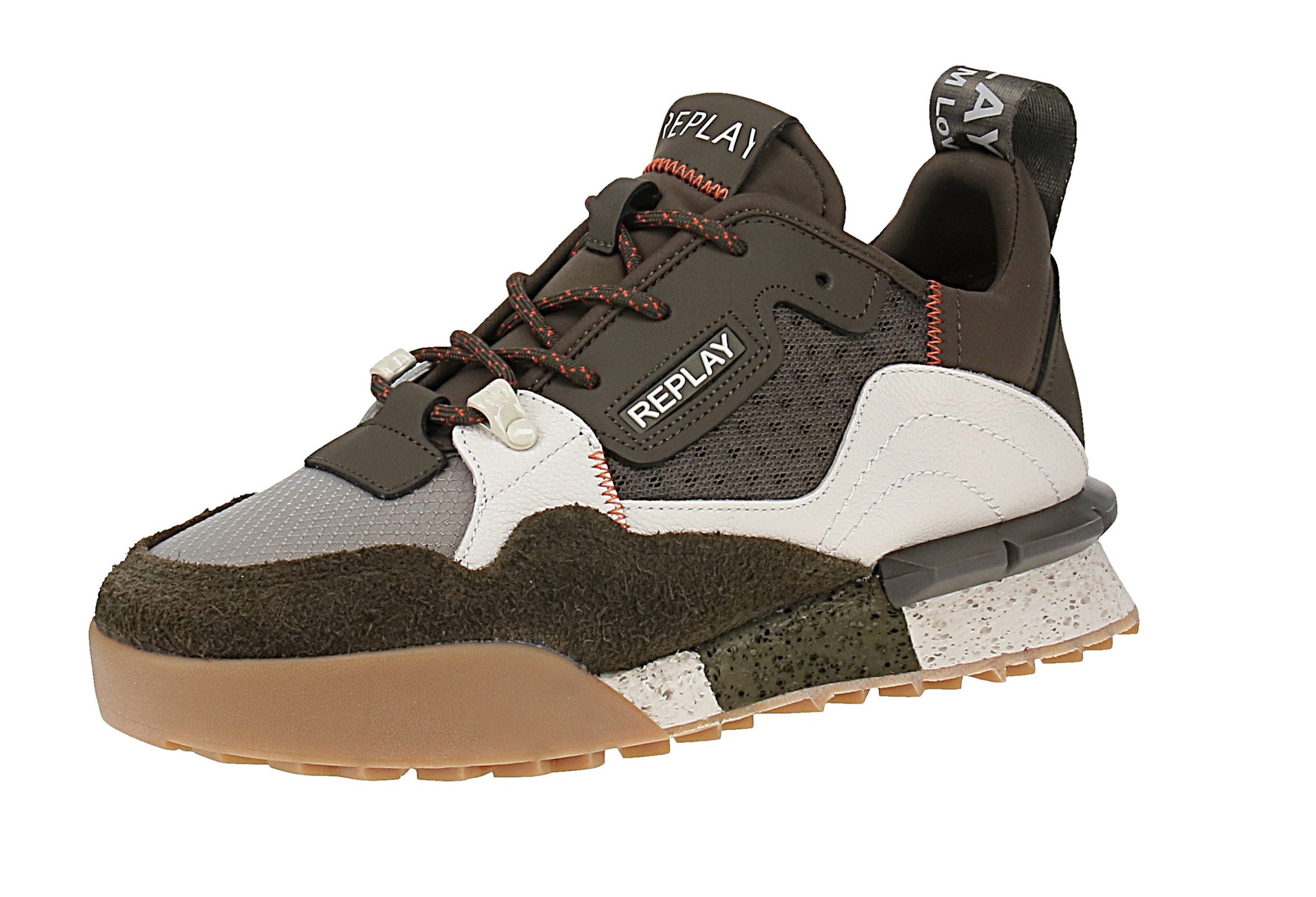 Replay Replay Field Edge 26 GMS1P C0074L - Herren Sneaker - 039-Mil-Green Sneaker