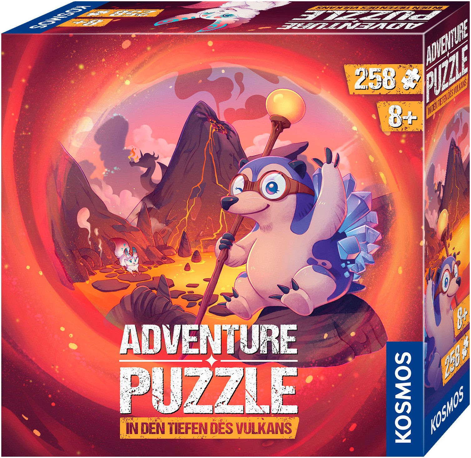 Kosmos Puzzle Adventure Puzzle In den Tiefen des Vulkans, 258 Puzzleteile, günstig online kaufen