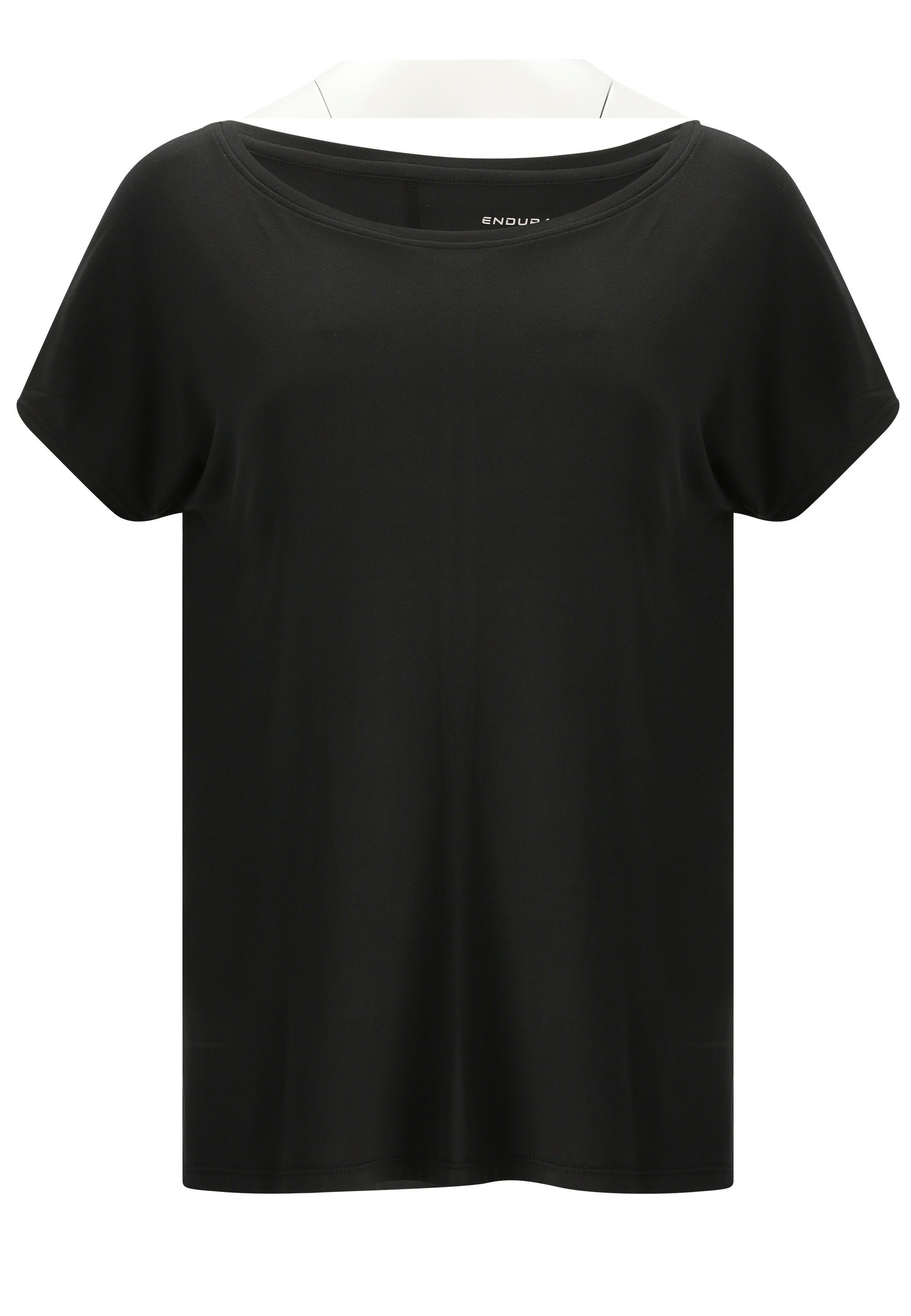 schwarz mit T-Shirt (1-tlg) Quick Funktion Carrolli Dry ENDURANCE