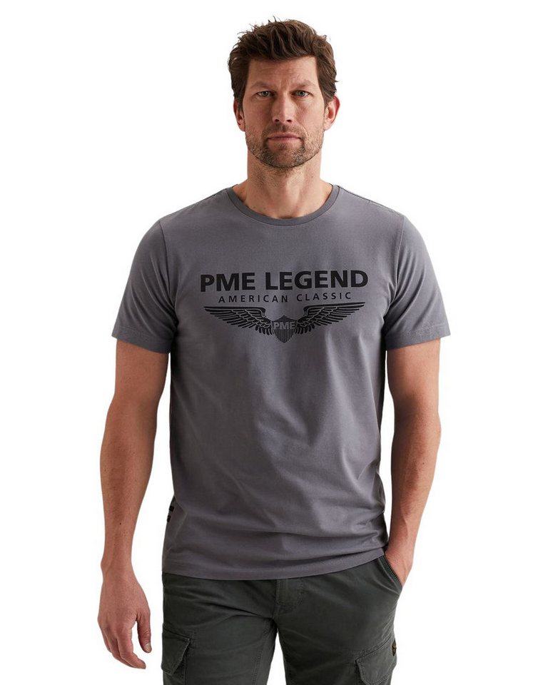 PME LEGEND T-Shirt SHORT SLEEVE R-NECK LOGO CARRIER (1-tlg) mit Stretch