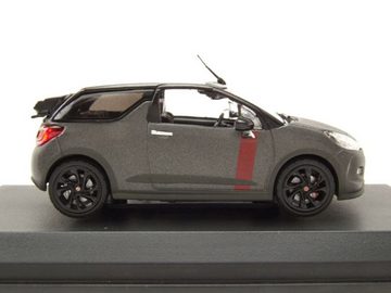 Norev Modellauto Citroen DS 3 Cabrio Racing 2015 grau metallic Modellauto 1:43 Norev, Maßstab 1:43