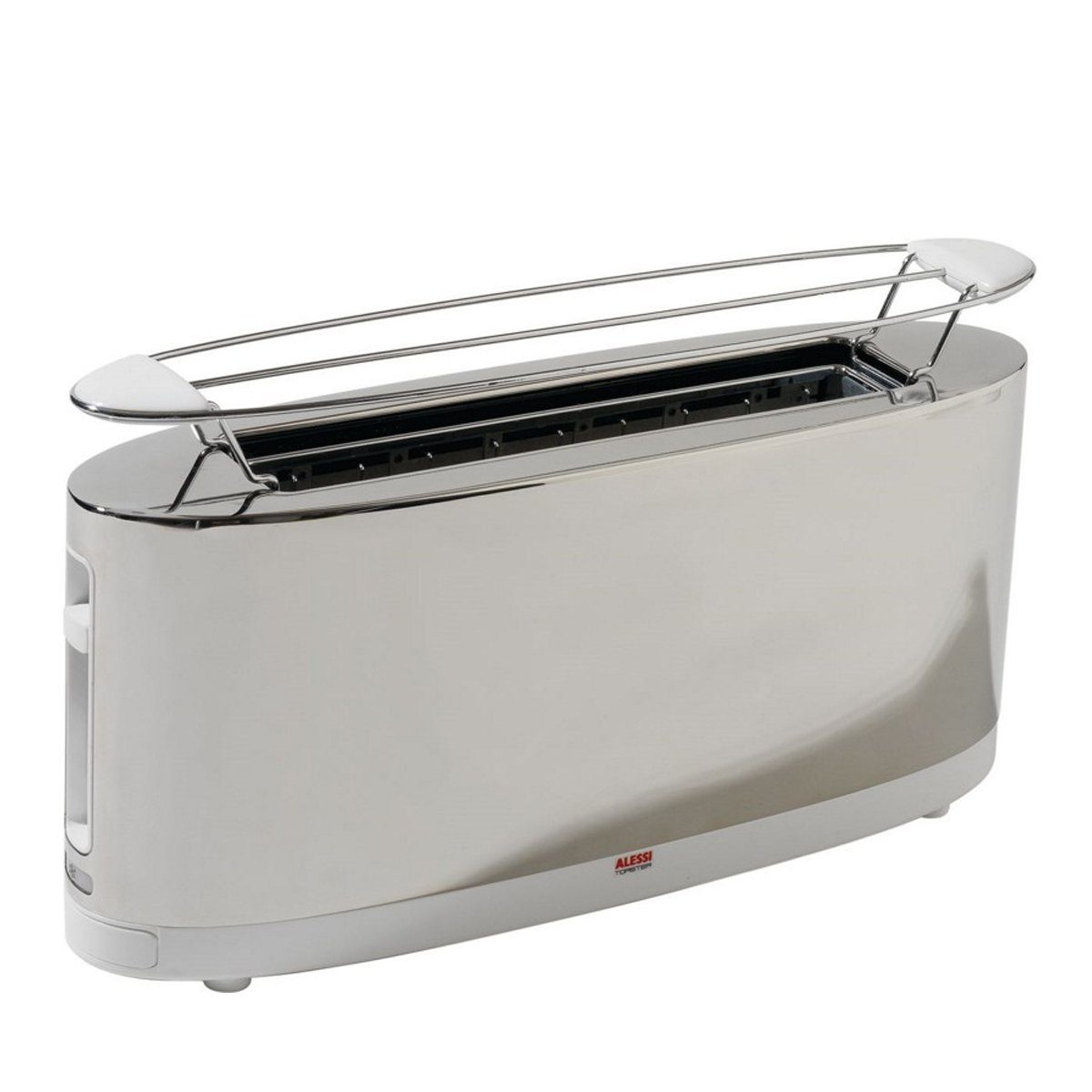 Toaster Toaster mit Brötchenaufsatz Edelstahl
